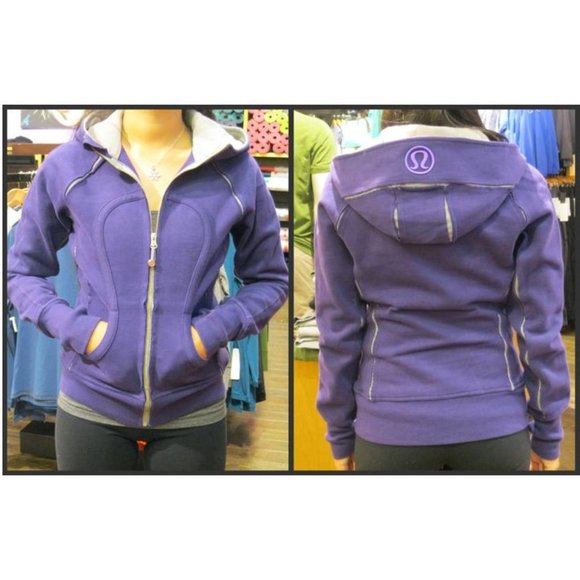 lululemon athletica Tops - Lululemon Special Edition Scuba Hoodie Jacket Purple sz 2 Women's Yoga